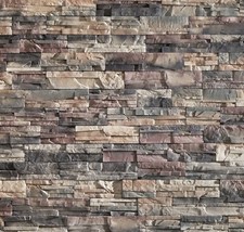 Roma Grey  Mix - Exterior Stacked Stone, Split Face Stone, Stone Wall