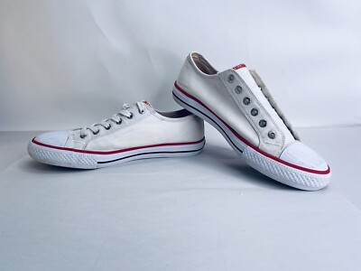 Levis Women Stan Buck Low Top Canvas Denim White Shoes Sz