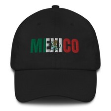 Mexico Flag Hat Mexican Dad Latin Hispanic Chicano Latina Bandera Aguila Gorra