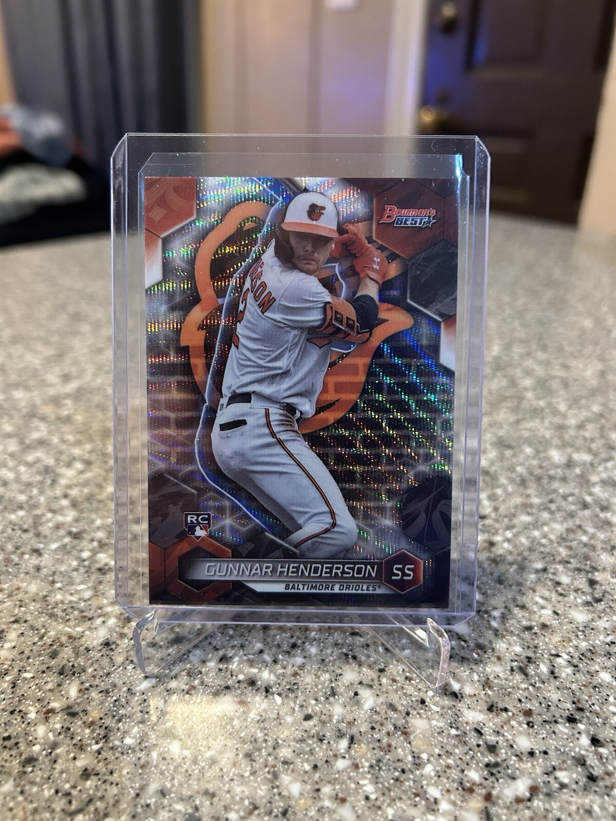 2023 Bowmans Best Gunnar Henderson 26 RC Wave Refractor | Baltimore Orioles