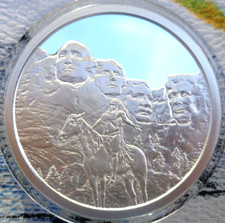 2 oz. 2021 THE SCAR - Mt. Rushmore Mini-Mintage rounds .999 fine silver 102.34 per troy oz