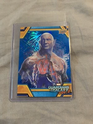 2017 Upper Deck Guardians Of The Galaxy GOTG Blue Foil Walmart #13 Drax !!! - Photo 1/4