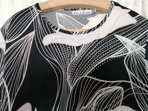 ladies black sparkly top