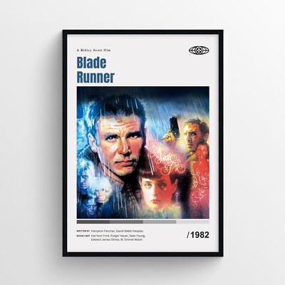 Blade Runner Movie Poster Print, Wall Art - Unframed