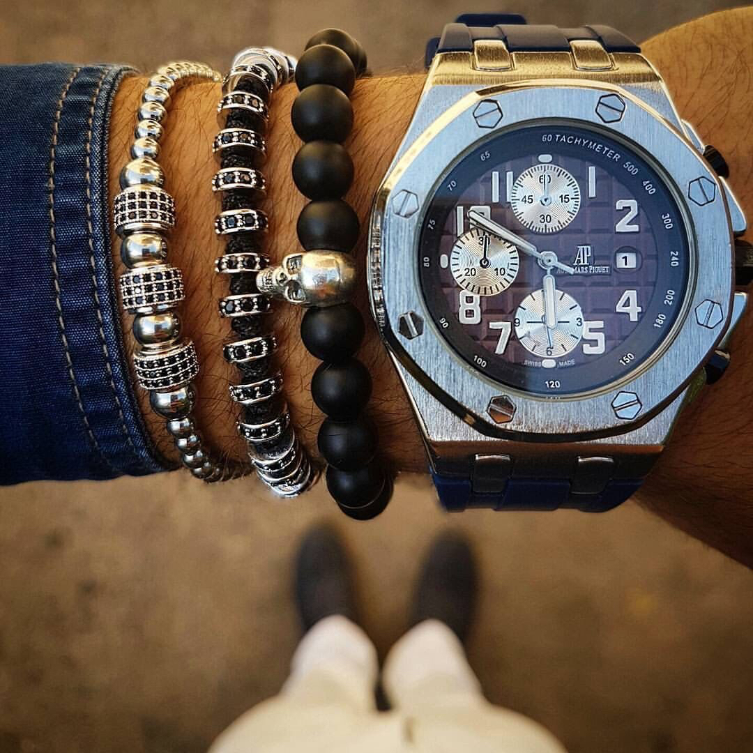 Men Women New Style Anil Arjandas Bracelet Pave Macrame in 18k