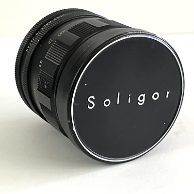 Soligor 35mm f2.8 f/2.8 WIDE Auto Manual Focus Lens, NIKON F Mount w/ Case