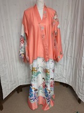 Japanese Kimono Lightweight Large Long Bright Geisha Silky Obi Sash New