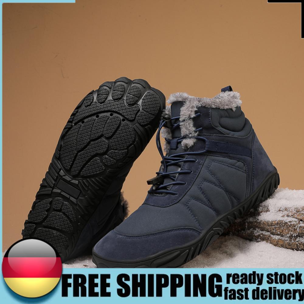 SAOLA Stivali da neve invernali stivaletti alti impermeabili per escursionismo arrampicata (blu 37)