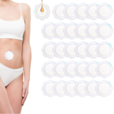 30st Rizinusöl Packung Wrap für Den Bauchnabel Rizinusöl Packungen Selbstklebend