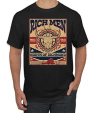 Rich Men North of Richmond Distressed Steer Mens TShirt