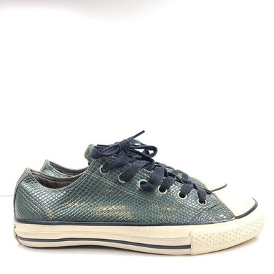 Converse x John Varvatos ''Snakeskin'' CTAS Low Top Sneakers Shoes Green M8/W10