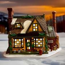 Dept 56 Heritage New England Village “East Willet Pottery” #56578 W/Box & Light