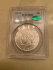 1927 S Peace Silver Dollar ~ PCGS & CAC ~ MS63 WHITE & LUSTROUS