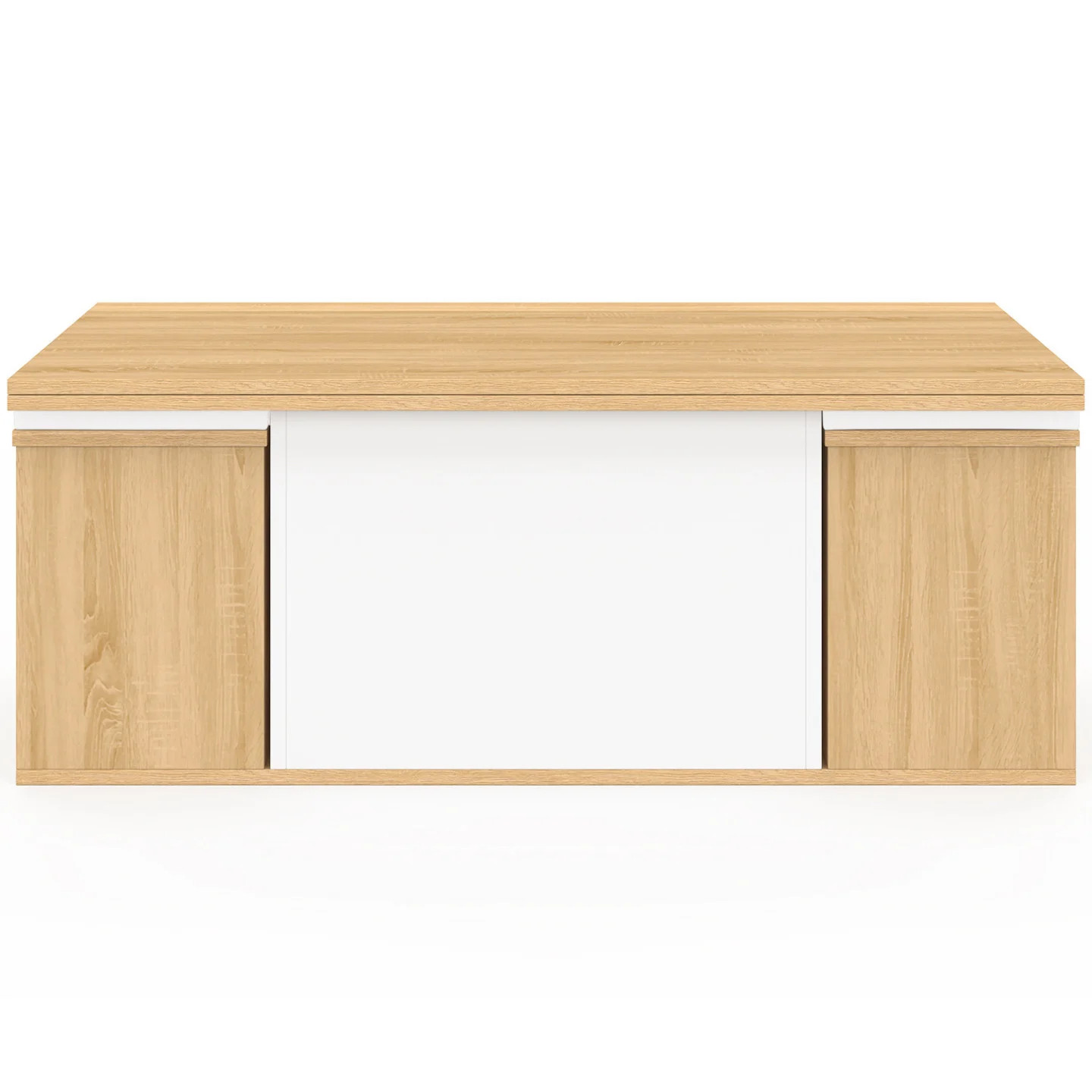 Table basse relevable EDEN 1 rectangulaire avec coffre de rangement intégré - 3