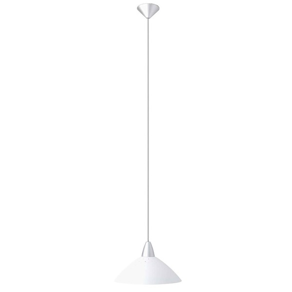 Brilliant Logo Pendel HäNge Lampe Leuchte E27 Ø35Cm Weiß Dimmbar Kunststoff-image
