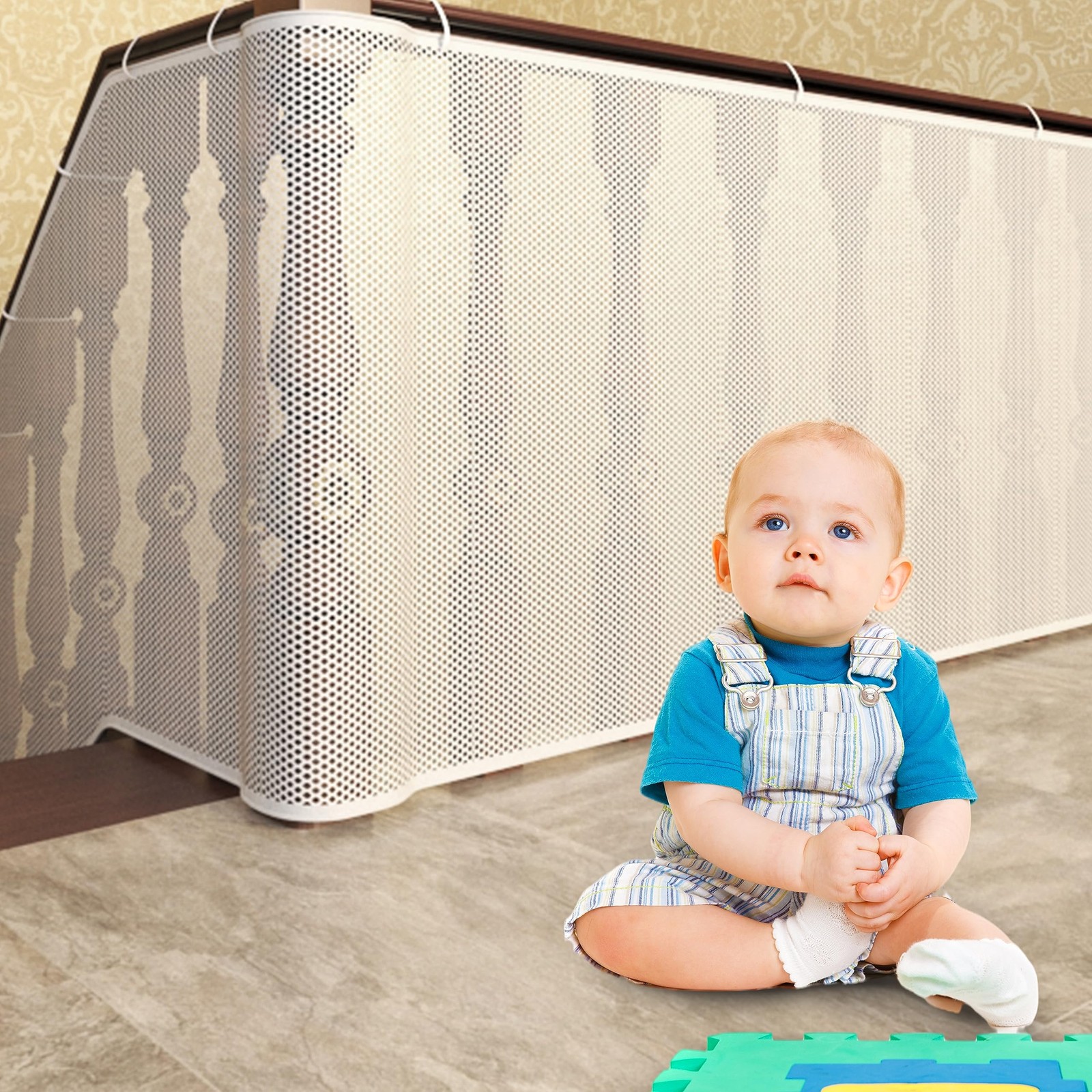 Filet sécurité bébé protection anti-chute universel 6m escalier et balcon