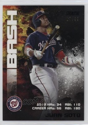 2020 Topps Stadium Club Bash & Burn Black 17/99 Juan Soto #BAB-6 0v24