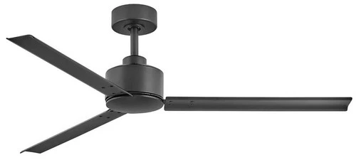 56" Hinkley Indy Matte Black Wet Ceiling Fan with Wall Control - Picture 2 of 10