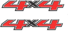 Set Of 2 Pcs 4x4 Decals Stickers Compatible With 2014-2018 Chevy Silverado Sierr Set Of 2 Pcs 4x4 Decals Stickers Compatible With 2014-2018 Chevy Silverado Sierr