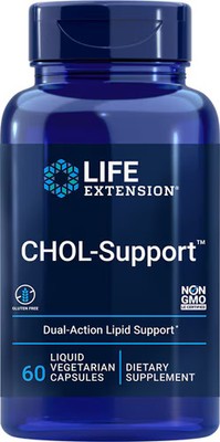 Worldwide 2 X Life Extension CHOL-Support -- 60 Liquid Vegetarian Capsules