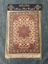 Persian Carpet Style Mouse Pad Oriental Vintage Bohemian Rug Desk Pad Miniature