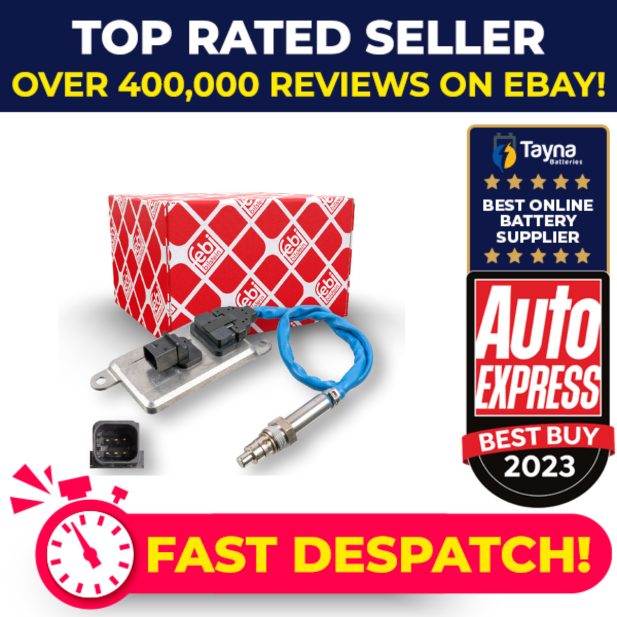 NOX Sensor After DPF 176848 Febi 51154080011 51154080018 Top Quality Guaranteed
