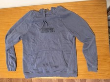 Taylor Swift The Eras Tour Washed Blue Hoodie Size Medium