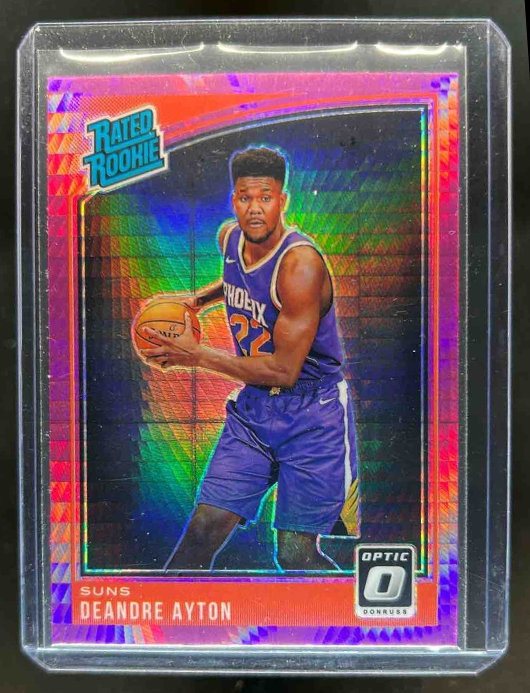 2018-19 Donruss Optic Deandre Ayton Hyper Pink Rookie RC #157 Suns