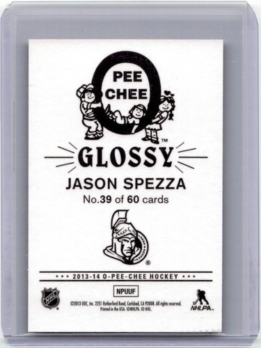2013-14 O-Pee-Chee Glossy EASTER EGG CASE IT SSP Jason Spezza Ottawa Senators - Picture 2 of 2