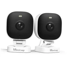  2.5K Cameras for Home Security, 2.4G& 5G Color Night Vision Security White