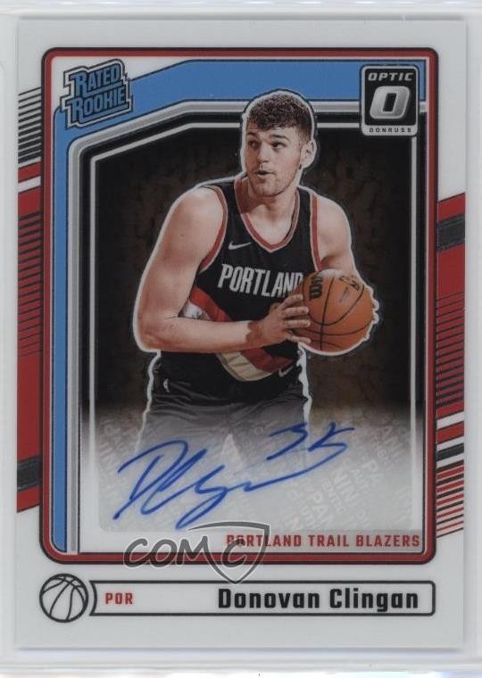 2024 Panini Donruss Optic Rated Signatures Donovan Clingan #304 Rookie Auto RC