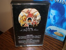 QUEEN A DAY AT THE RACES CASSETTE ELEKTRA CLEAN GREAT  live killers 2 jazz