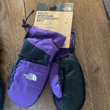 THE NORTH FACE MOntana MITTEN Glove BLACK Purple Youth Kid S M