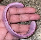 Vintage Lavender Glass Cuff Bracelet!!! — photo 8