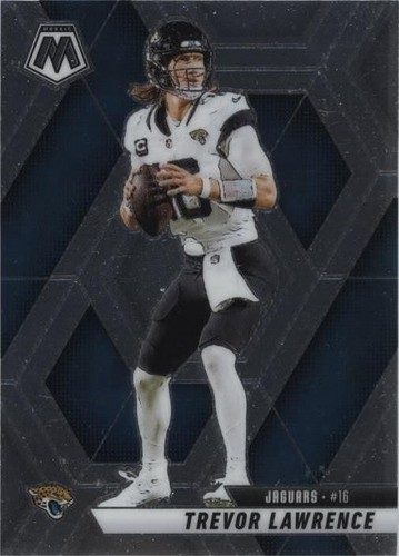 Trevor Lawrence 2025 Mosaic In Focus Auto Purple Prizm 32/49. SGC