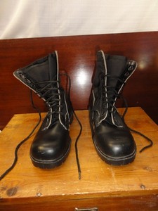 Military Jungle Combat Boots Black Steel Shank Men's Sz 6 R Made in USA