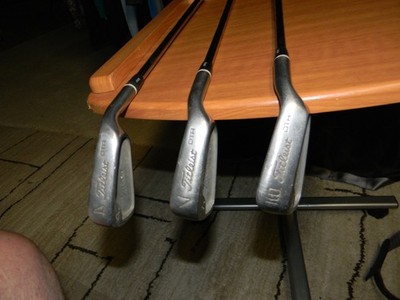 Titleist DTR (Distance Through Research) Iron Set 4,7,9 Irons True Temper Shafts
