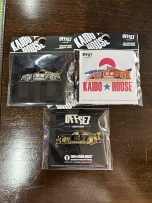 KAIDO HOUSE OFFSE7 Enamel Pins Exclusive Porsche Tokyo Police All