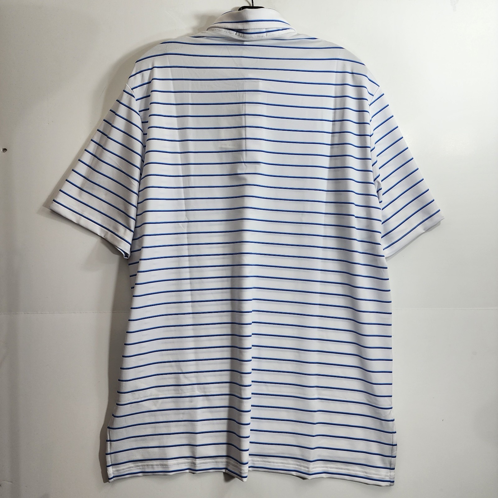 RLX RALPH LAUREN Polo Shirt Mens XL Blue White Ombre WICKING Golf Athleisure thumbnail 6