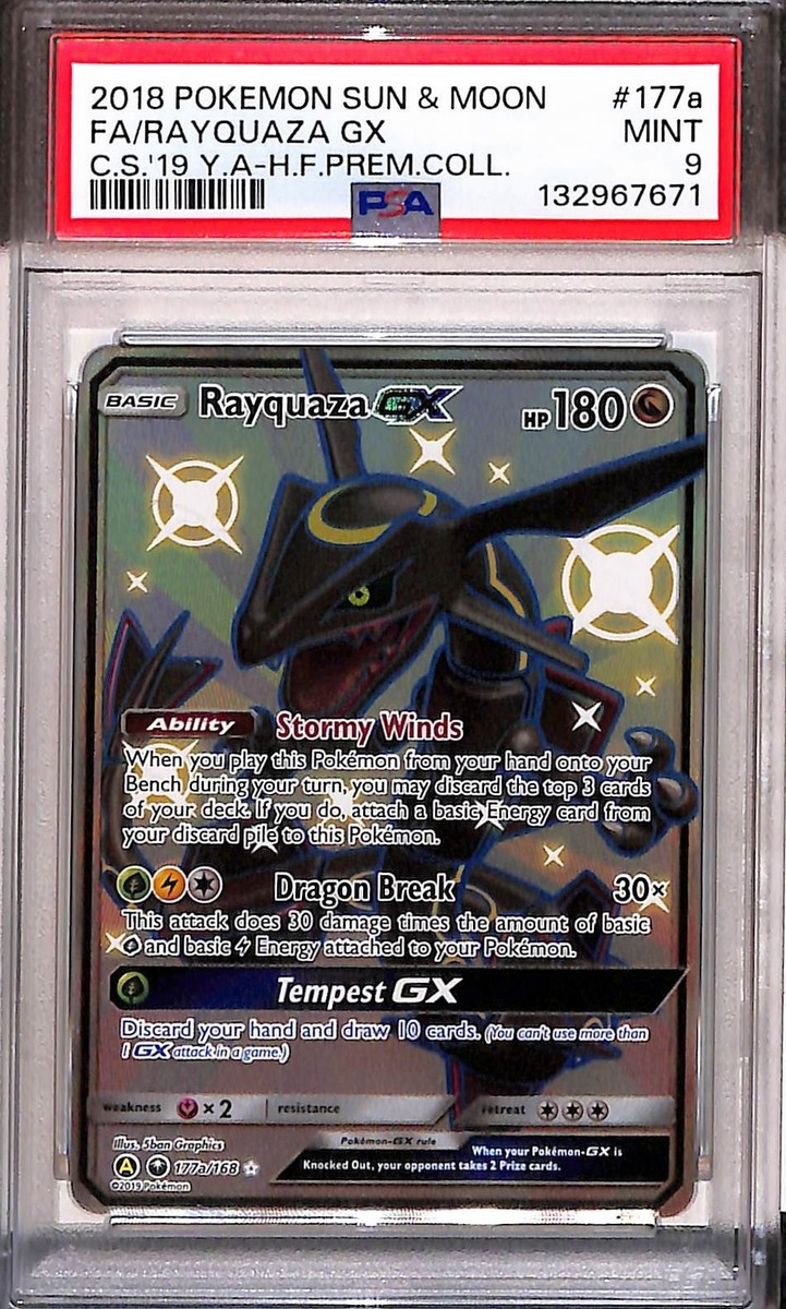 Buy Rayquaza GX 177A/168 Alternate Art Holo online | eBay