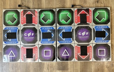 2 Cobalt Flux Dance Dance Revolution Pads Pro Platform PlayStation