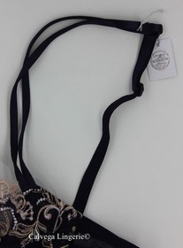 NWT Lise Charmel ACG3063B Sublime a Deux  Balconette Soft Cup Mesh Bra, Blue 32B