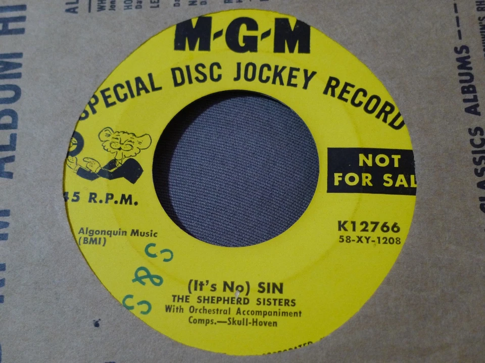 DEMO DJ-THE SHEPHERD SISTERS-HEART AND SOUL-MGM - Image 2 of 2