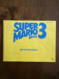 Vintage Super Mario Bros 3 NES Nintendo Video Game Complete CIB