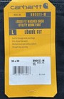 Carhartt Mens Black B11 Pockets Loose Fit Utility Work Pants Size 30x30 — photo 3