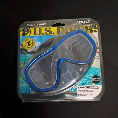 NIP US DIVERS ADULT EXPLORE SERIES PAKALA MASK- BLACK/ CLEAR- ADULT UNISEX
