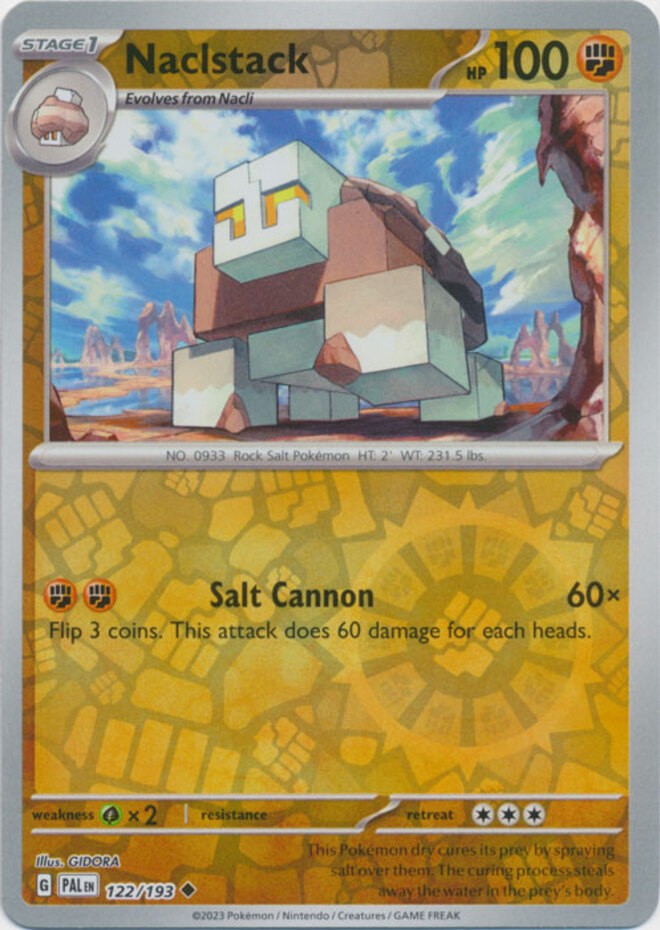 Naclstack - 122/193 - Uncommon - Reverse Holo - Near Mint