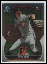 2022 Bowman Chrome Draft Kiefer Lord #BDC-137 Baltimore Orioles