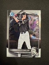 2025 Bowman Draft Chrome 1st Bowman Billy Carlson #BDC-10 White Sox