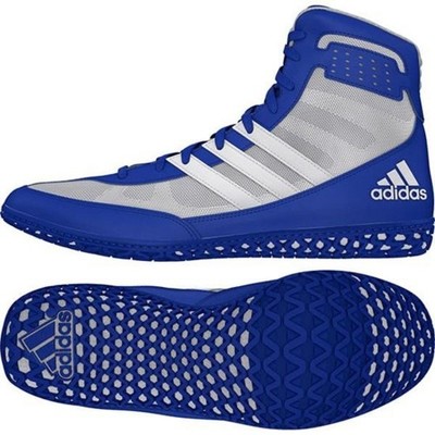 Adidas Mens Mat Wizard 3 Blue/Grey wrestling shoes BB3296 Size 7.5